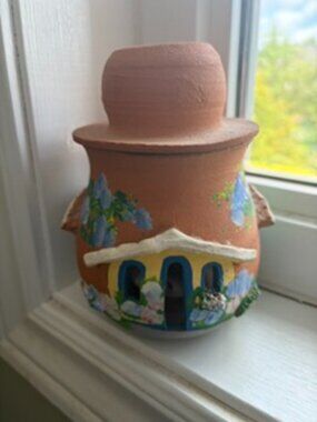 Colombian Terracotta Candle House